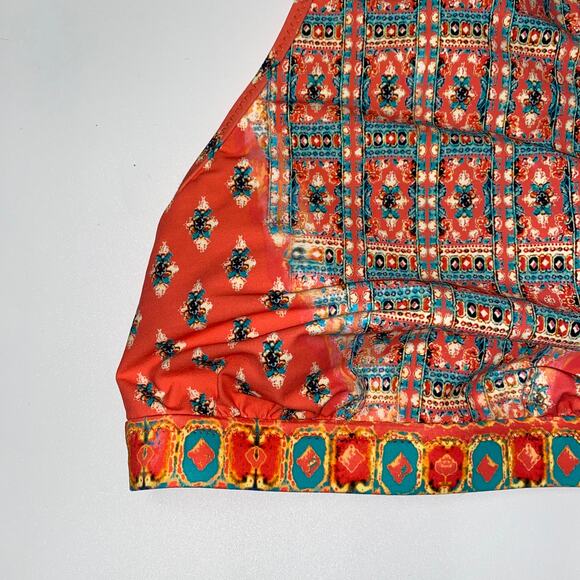 Nanette Lepore Coral Bindi Stargazer Bikini Swim Bathing Suit Top Womens Size XS - Picture 3 of 9